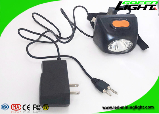 1.7W 8000lux Miner Led Headlamp 5.7Ah تحت الأرض LED Miners Light