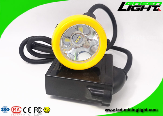 1.67W 10000lux LED ضوء التعدين تحت الأرض 7.8Ah قابلة لإعادة الشحن