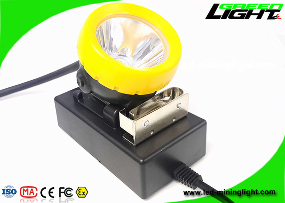 1.67W 10000lux LED ضوء التعدين تحت الأرض 7.8Ah قابلة لإعادة الشحن