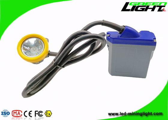 IP68 216lum 15000lux LED Miner Cap Lamp 1.67W مع Cradle Chager