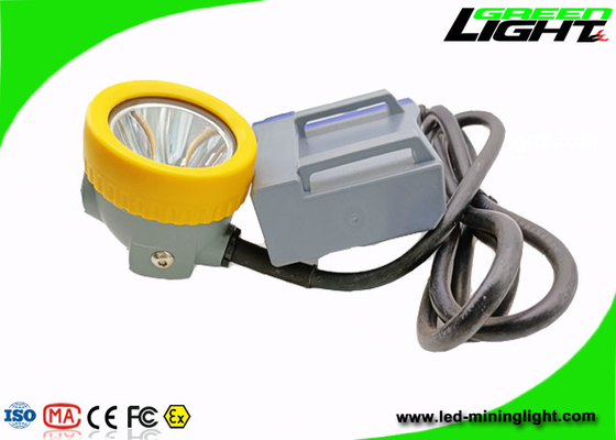 IP68 216lum 15000lux LED Miner Cap Lamp 1.67W مع Cradle Chager