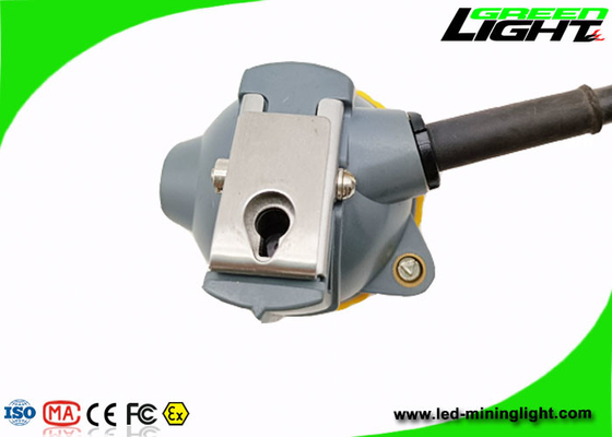 IP68 216lum 15000lux LED Miner Cap Lamp 1.67W مع Cradle Chager