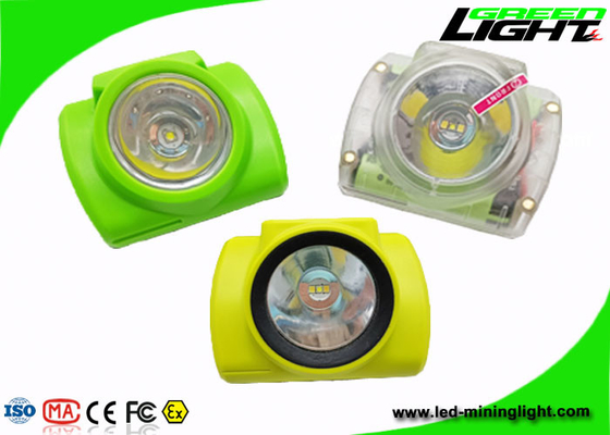 4.2W 13000lux LED Miners Cap كشافات بطارية قابلة للشحن 348lum