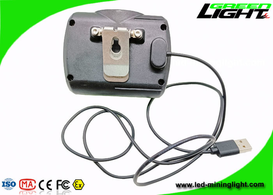 4.2W 13000lux LED Miners Cap كشافات بطارية قابلة للشحن 348lum
