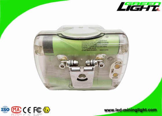 GLC-6S 348lum 4.2W LED Miners Cap Lamp شفاف 6.8Ah بطارية باناسونيك