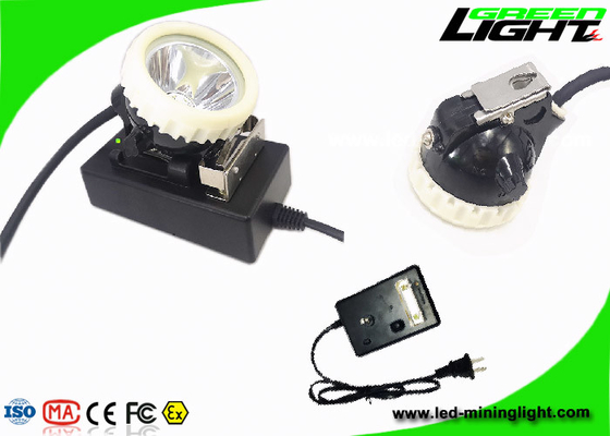 قابل لإعادة الشحن 450mA 216lum Miners خوذة ضوء 1.11W مصباح التعدين LED حبالي