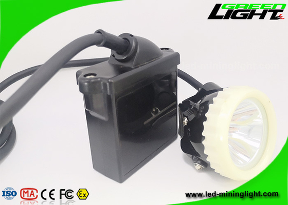 قابل لإعادة الشحن 450mA 216lum Miners خوذة ضوء 1.11W مصباح التعدين LED حبالي