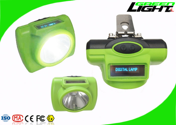 1.78W 232LM مصباح غطاء التعدين اللاسلكي 6800 مللي أمبير مع شاشة OLED