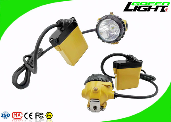 3W CREE 25000lux 390lum أضواء التعدين المحمولة مع بطارية 10400mAh