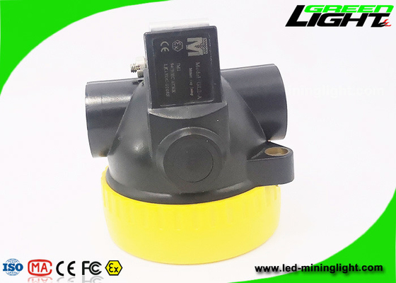 2.2Ah 230mA IP67 مقاوم للماء سلامة عمال المناجم مصباح لاسلكي 4000lux