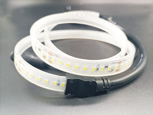 AC220V 35W / M LED أضواء قطاع مرنة SMD2835 لنفق منجم تحت الأرض