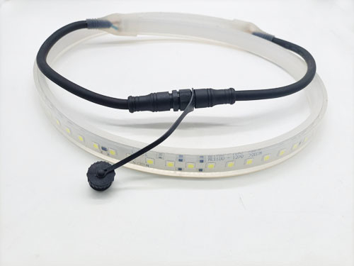 AC220V 35W / M LED أضواء قطاع مرنة SMD2835 لنفق منجم تحت الأرض