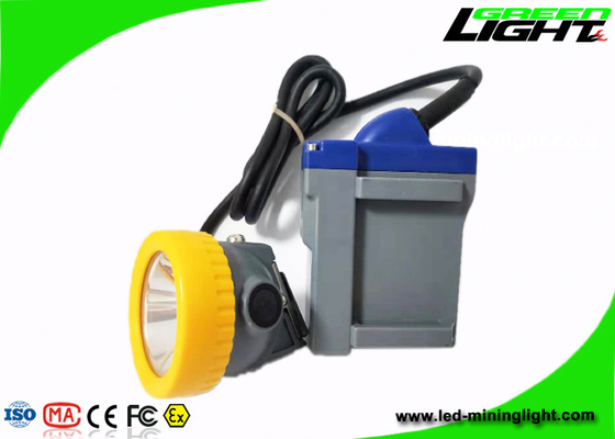 LED Cree Miners Helmet Light 15000Lux 6.6Ah قابلة للشحن 216lum Miner Cap Lamp تحت الأرض