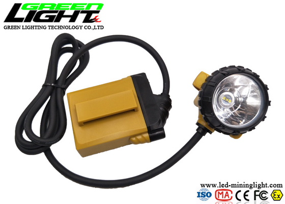 348lum 10.4Ah حبالي LED التعدين كشافات 25000lux SOS مساعد
