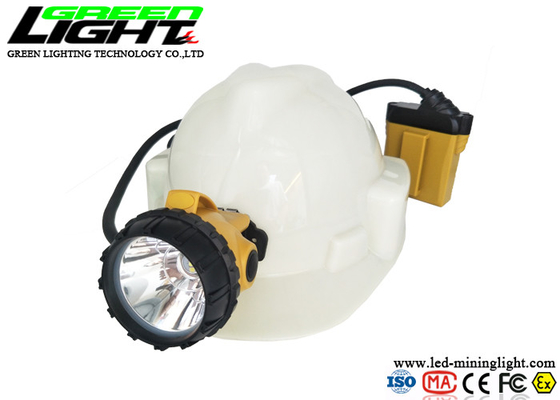 348lum 10.4Ah حبالي LED التعدين كشافات 25000lux SOS مساعد