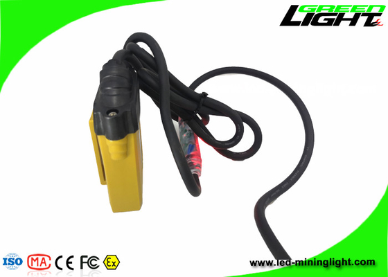 10.4Ah حبالي غطاء التعدين ضوء ABS PC 25000Lux 348lum مع ضوء وامض LED SOS