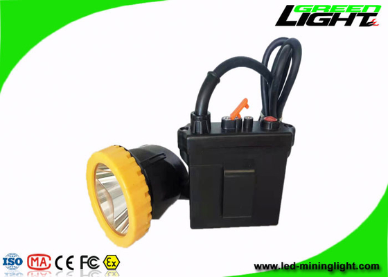 1000mA 3.7W أضواء التعدين الصلب قبعة 50000Lux ABS حبالي