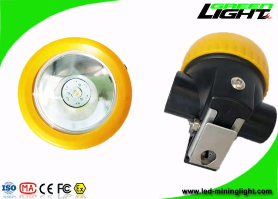 0.74W المحمولة LED التعدين الخفيفة 96lum 5000Lux PTC المحمية القابلة لإعادة الشحن كربيد كشافات