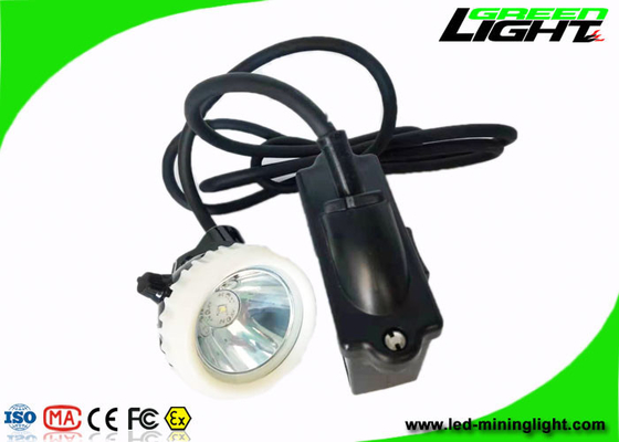 6.6Ah مقاوم للماء تحت الأرض أضواء التعدين LED المضادة للانفجار 10000lux PC البلاستيك IP67
