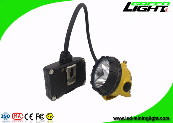 6.8Ah بطارية باناسونيك LED ضوء التعدين 15000Lux تحت الأرض