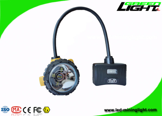 IP 68 مقاوم للماء غطاء التعدين حبالي مصباح 221lum 15000Lux 6.8Ah بطارية باناسونيك مصباح أمامي مع ضوء تحذير خلفي