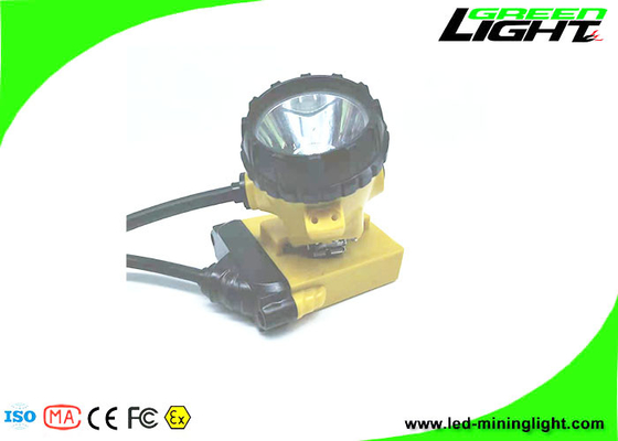 25000Lux Led Miner Cap Lights 10.4Ah SAMSUNG بطارية واقية من الانفجار للتعدين تحت الأرض