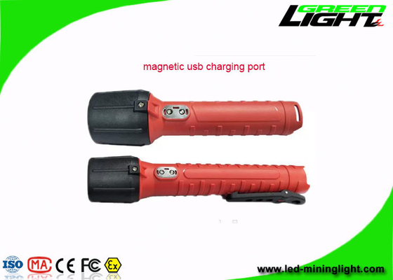 1300Lum LED Flashlight Torch USB شاشة رقمية قابلة لإعادة الشحن IP68 شعلة Led مضادة للانفجار للخارج