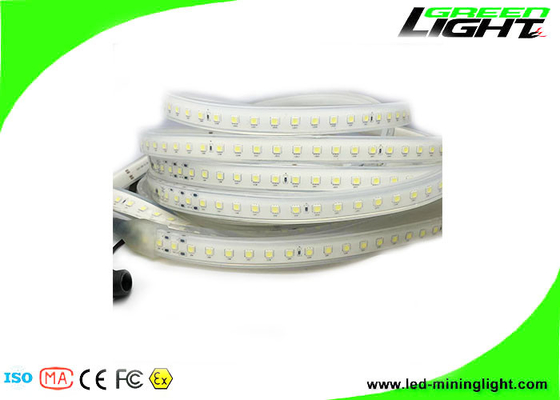 أضواء قطاع مرنة LED قوية ساطعة من السيليكون SMD 5050 DC24V / 36V مقاوم للماء IP 68 أضواء شريط ليد خارجية