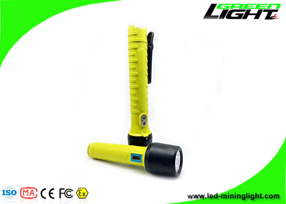 IP68 مقاوم للماء 10 W مصباح يدوي مقاوم للانفجار 1300 لوم 25000 لوكس LED كشاف USB شحن مغناطيسي