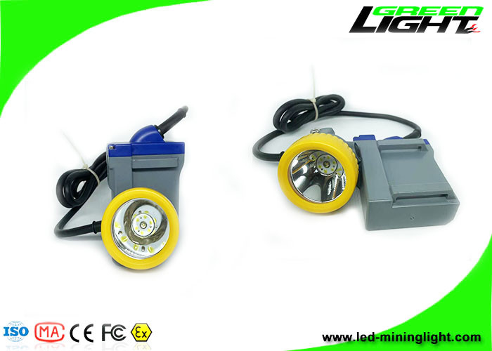 مصباح LED قابل لإعادة الشحن لتعدين الفحم تحت الأرض 15000 Lux 6600 MAh 16hrs وقت عمل طويل كشافات