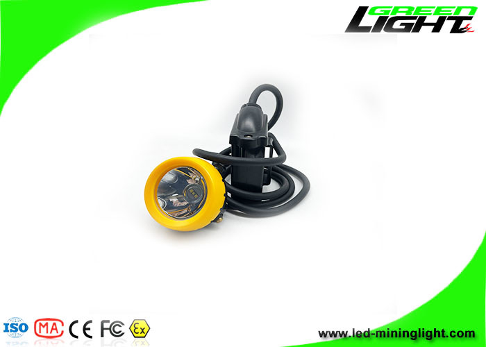 10000 Lux 216 Lum LED Mining Light بطارية ليثيوم أيون 16 ساعة تدوم طويلاً للتعدين تحت الأرض