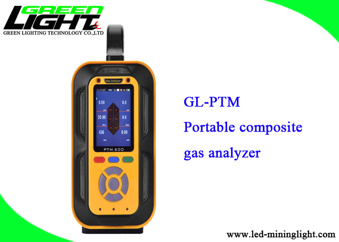 جهاز الكشف عن الغازات المتعددة المحمول الرقمي GL-PTM IP66 للبيئات تحت الأرض