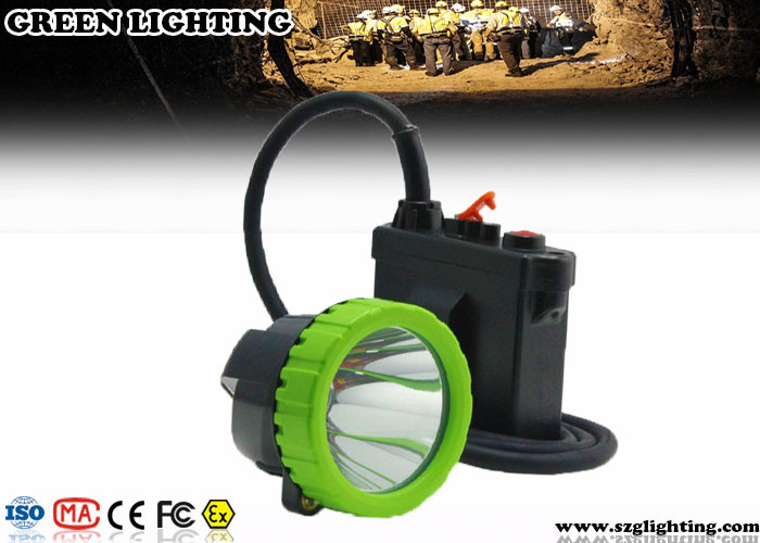 4.2V 5W كري أدى الإضاءة البيضاء IP67 CE ، أضواء غطاء التعدين شهادة EXIB II