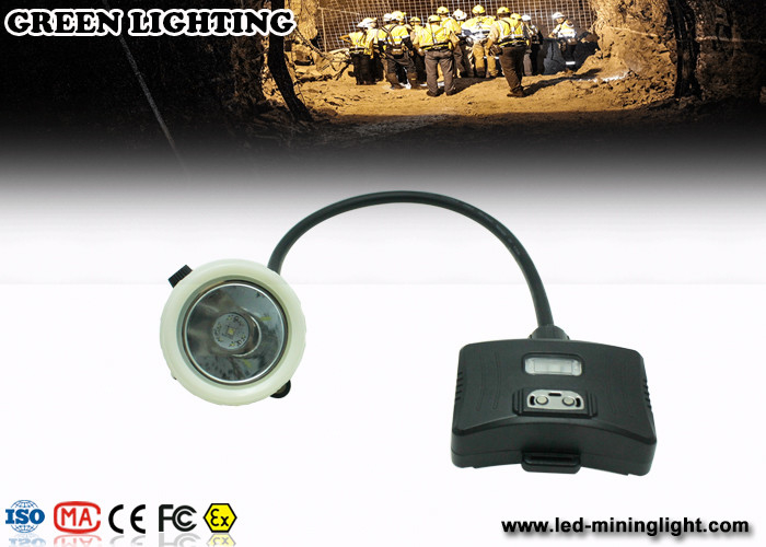 GS5- B 8000 Lux / 5.6ah Led أضواء غطاء التعدين ، IP68 Miners Head Torch Drop Resistance