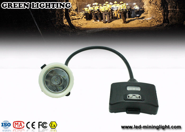 GS5- B 8000 Lux / 5.6ah Led أضواء غطاء التعدين ، IP68 Miners Head Torch Drop Resistance