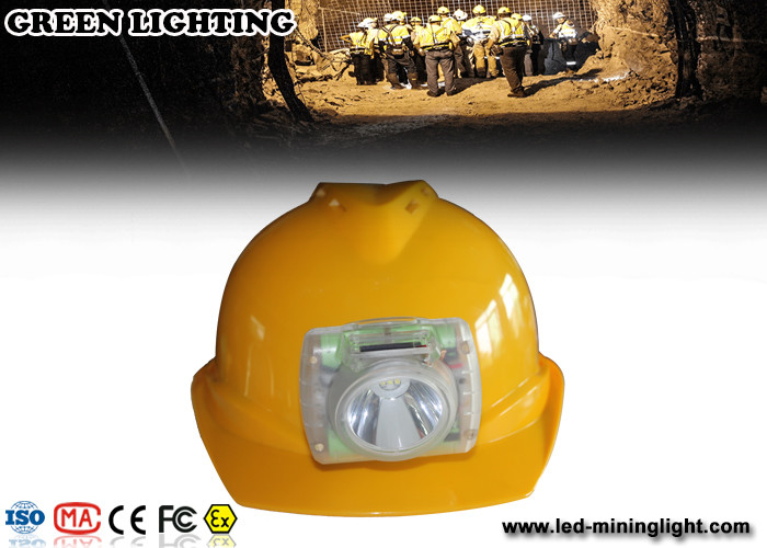 10000 Lux Rechargeable LED Mining Light ، شاشة OLED محمولة CREE Led Cap Lamp
