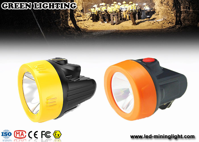 2.8Ah بطارية ليثيوم أيون IP68 LED كشافات للقبعات الصلبة مع خطاف فولاذي متحرك