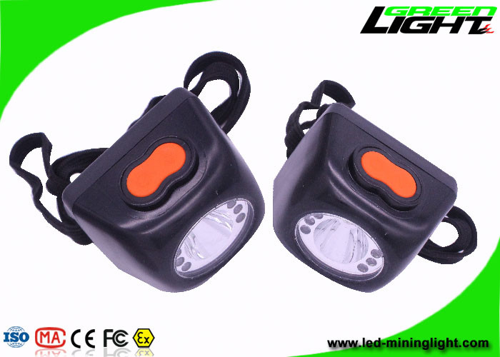 مصباح سلامة التعدين LED اللاسلكي اللون الأسود 13-15 ساعة وقت العمل