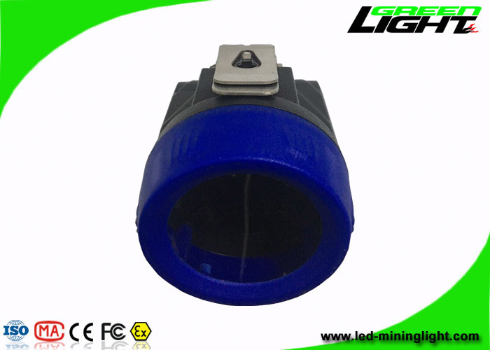 مصباح أمامي LED للتعدين مضاد للانفجار لون أزرق مع بطارية ليثيوم أيون قابلة لإعادة الشحن