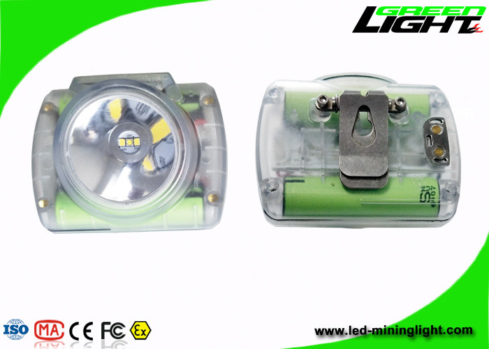 كشافات LED لاسلكية قابلة للشحن ، مصباح التعدين LED بلون شفاف