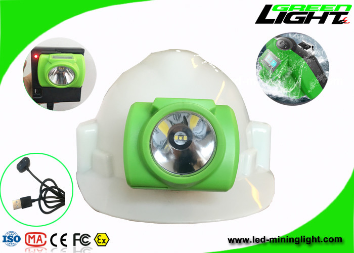 Undergroud LED Mining Lightweight OLED شاشة 3.7 فولت 14-16 ساعة وقت العمل