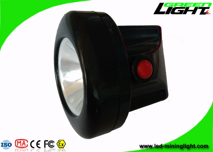 مصباح بغطاء لاسلكي مضاد للانفجار ، GL2.5-A Led Mining Cap Lamp IP67 طويل العمر الافتراضي