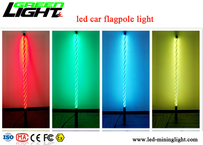 جهاز تحكم عن بعد 1.8 متر LED تحذير ضوء RGB ملون IP67 قطب مرن مقاوم للماء