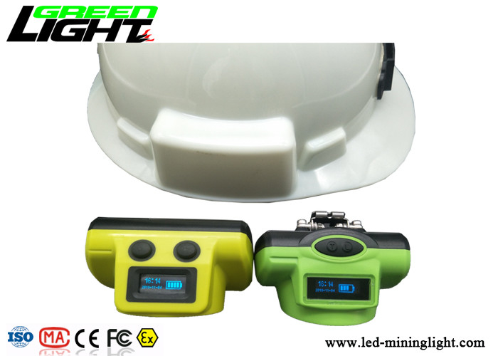 شاشة عرض OLED LCordless Mining Lights 18000lux مقاوم للماء IP68 Impact 385lum