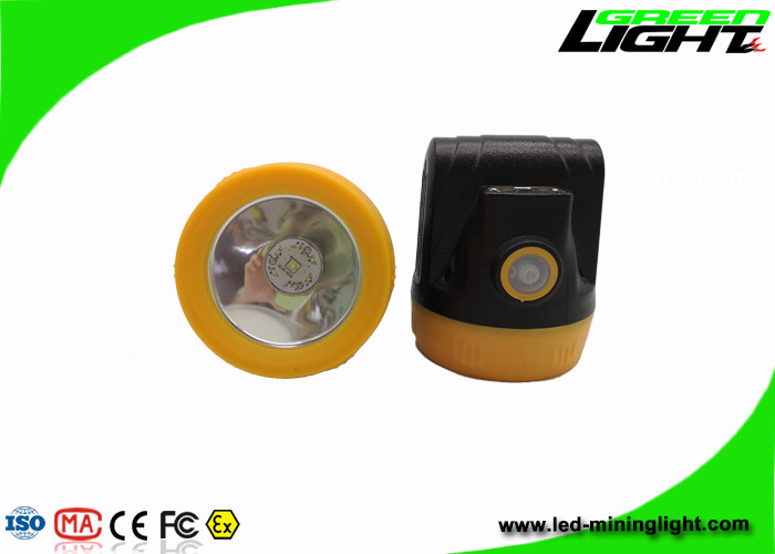 143lum Cordless Cap Lamp Matte Surface IP68 مقاوم للماء لوظائف التعدين تحت الأرض