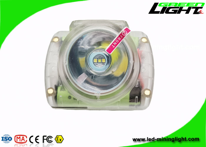 GLC-6S 348lum 4.2W LED Miners Cap Lamp شفاف 6.8Ah بطارية باناسونيك