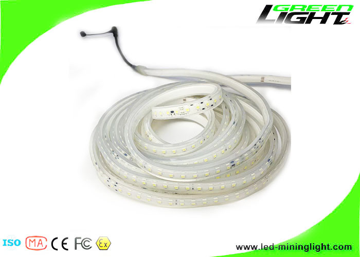 أضواء قطاع مرنة LED قوية ساطعة من السيليكون SMD 5050 DC24V / 36V مقاوم للماء IP 68 أضواء شريط ليد خارجية