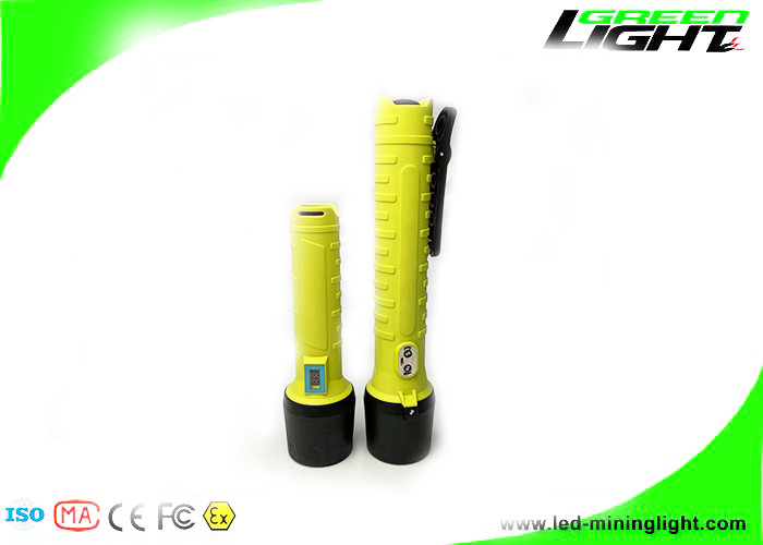 IP68 مقاوم للانفجار مصباح ليد جيب CREE LED 10W 4.4Ah كشاف ضوئي قابل لإعادة الشحن كشاف ضوئي لصيد المناجم تحت الأرض