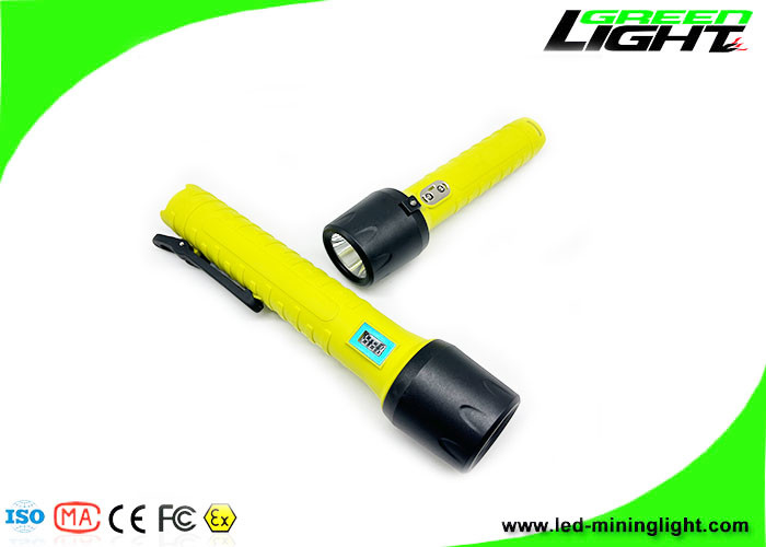 IP68 مقاوم للماء 10 W مصباح يدوي مقاوم للانفجار 1300 لوم 25000 لوكس LED كشاف USB شحن مغناطيسي